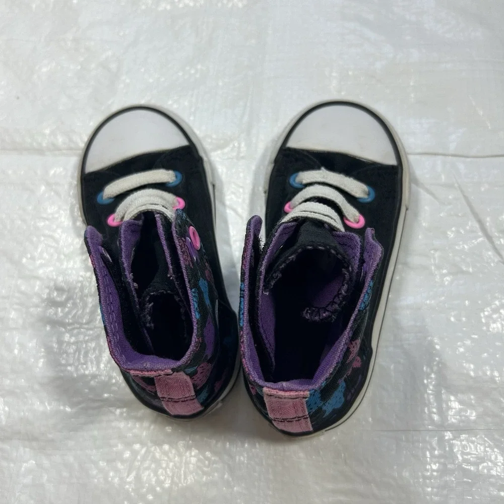 Converse Chuck Taylor All Star Fold Down Stars High Top Toddler Shoes Size7